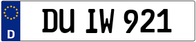 Truck License Plate